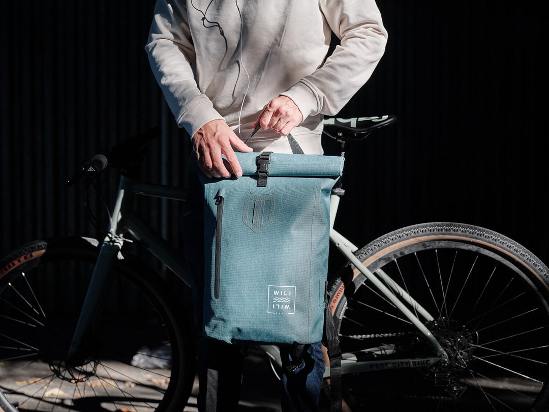 ROLL TOP BACKPACK «LIGHT» Limited Edition - Ocean Turquoise