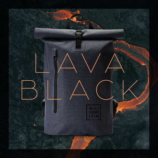 Pre-Order! Roll Top - Backpack Light - 20L - «LAVA BLACK»